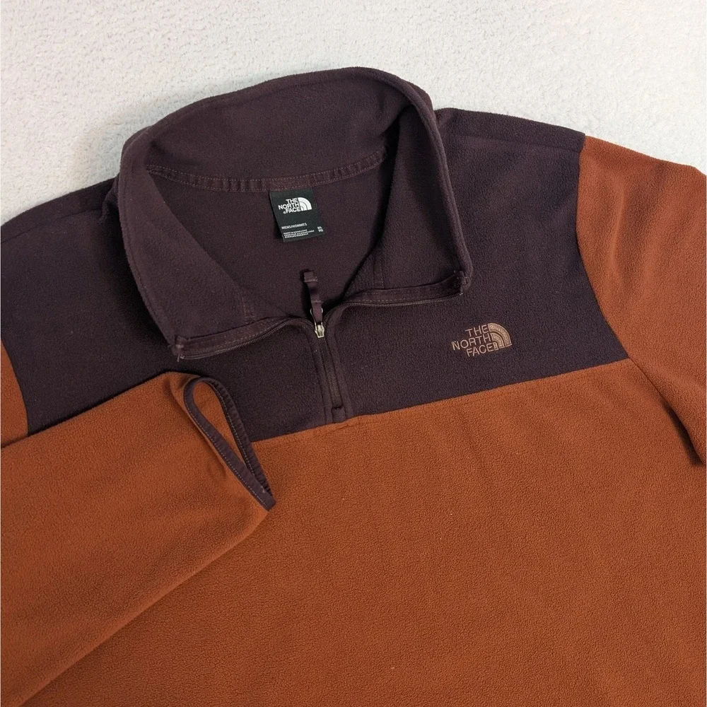The North Face Jacket Mens XL Brown Lightweight Fleece‎ Outdoors Hiking Autumn